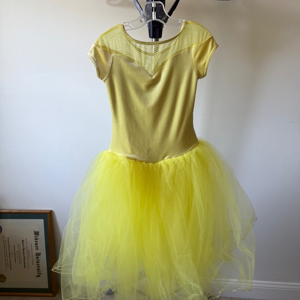A wish Come True Yellow Ballet Costume
